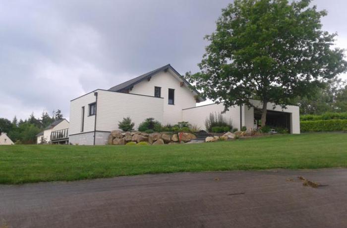Maison ossature bois -  bardage