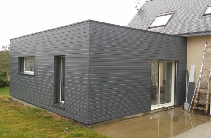 Maison ossature bois -  bardage